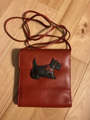 Like new! J.P. Ourse red scottie purse (HB118) #2314