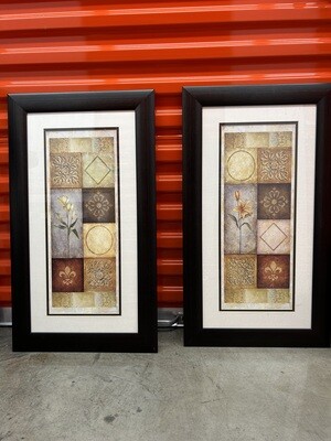 Framed Pair: Tile Collage #2213
