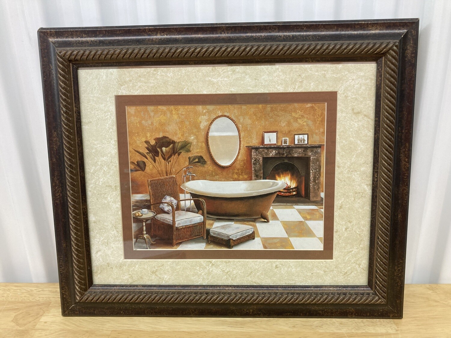 Framed Bathtub w/Fireplace #2314 ** clearance + 40% off sale $3