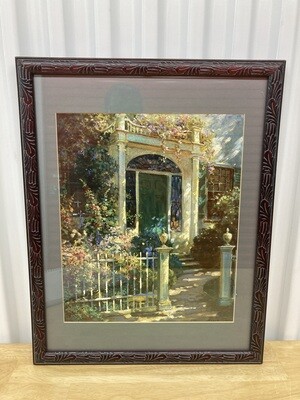 Framed "Portsmouth Doorway" by Abbott Fuller Graves #2314