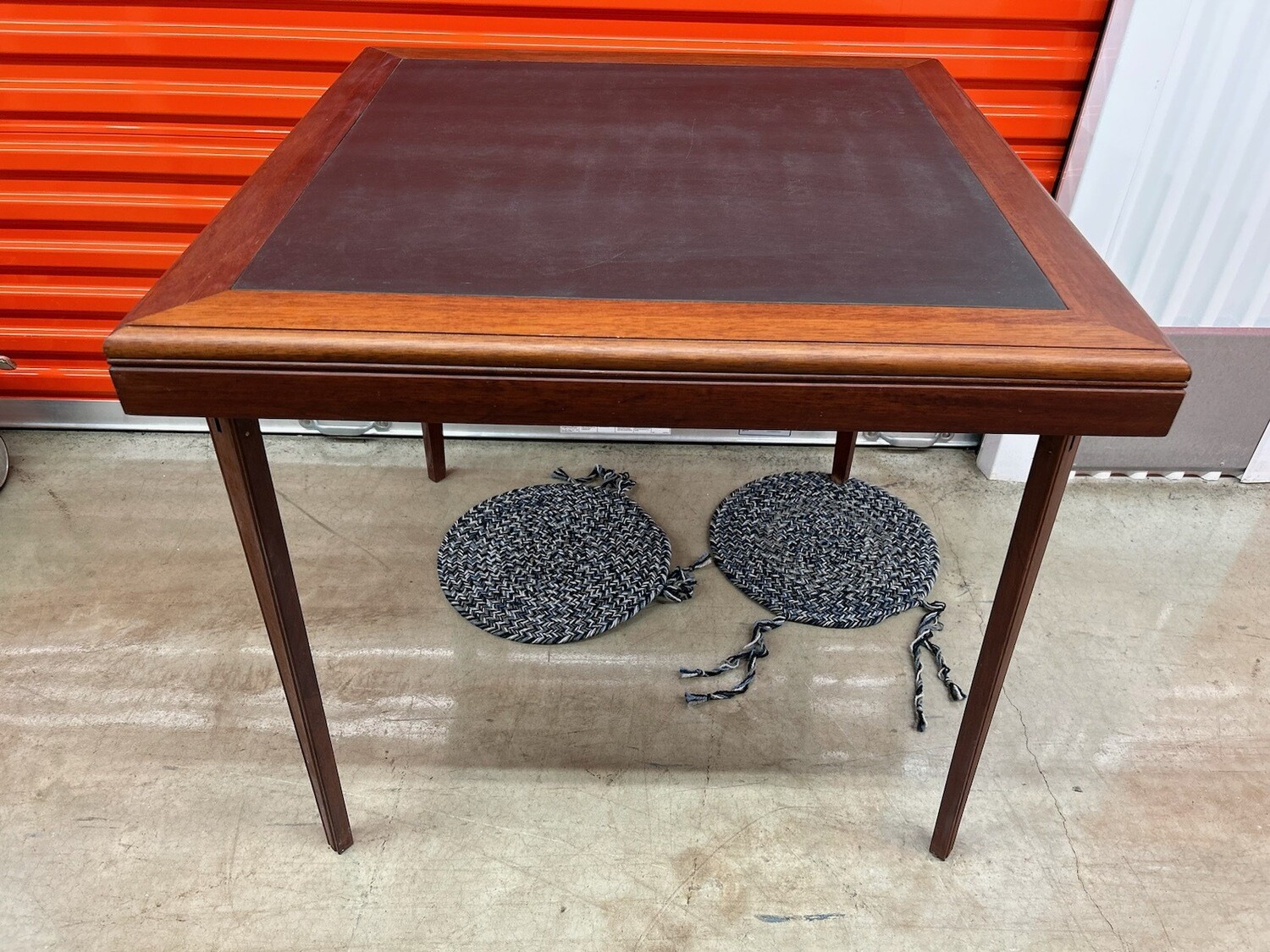 Vintage Wood Card Table 2114