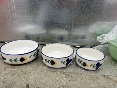 Set of 3 Dansk Serving Bowls #2314