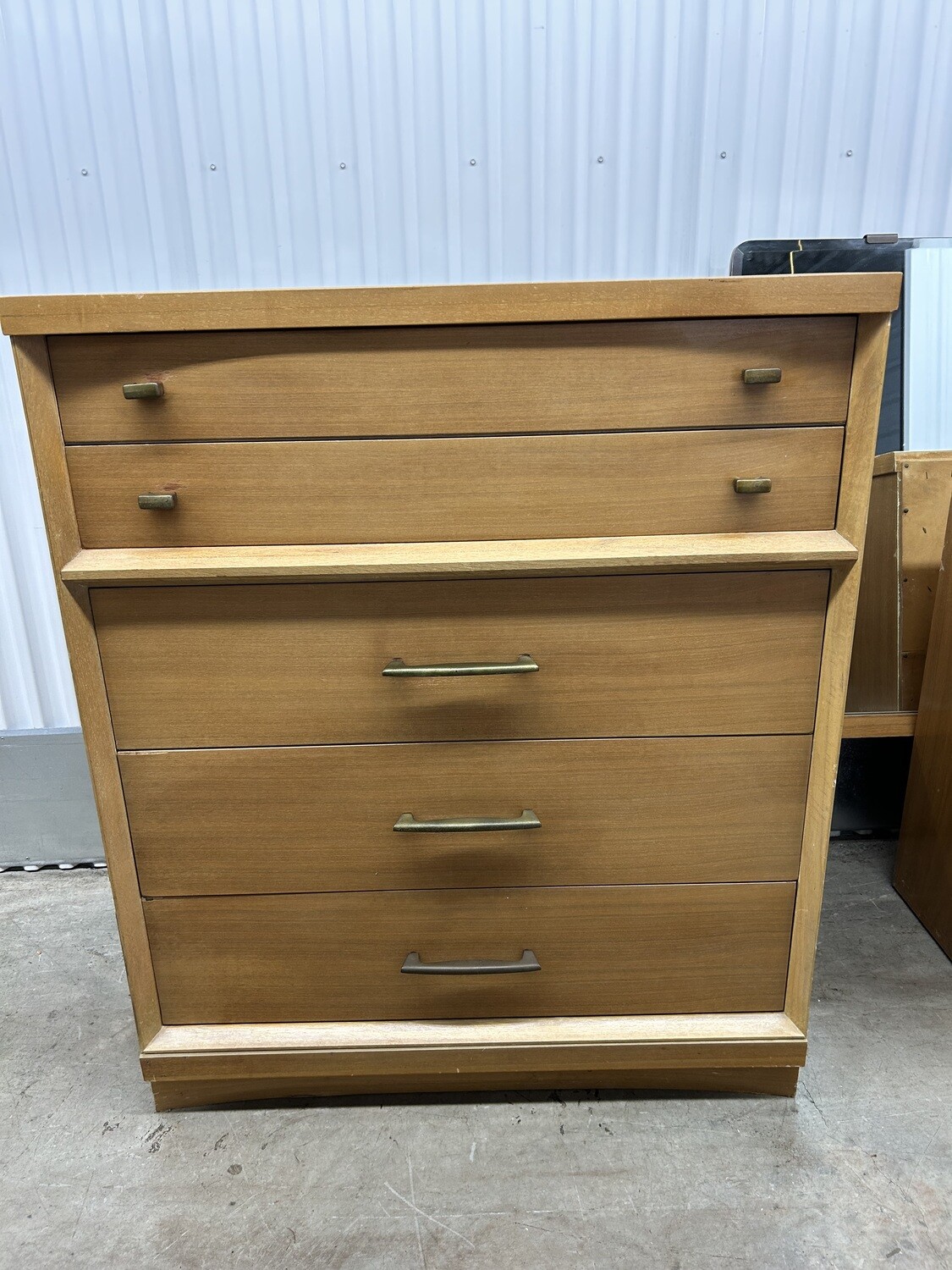 MCM 5-drawer Dresser, blonde #1048