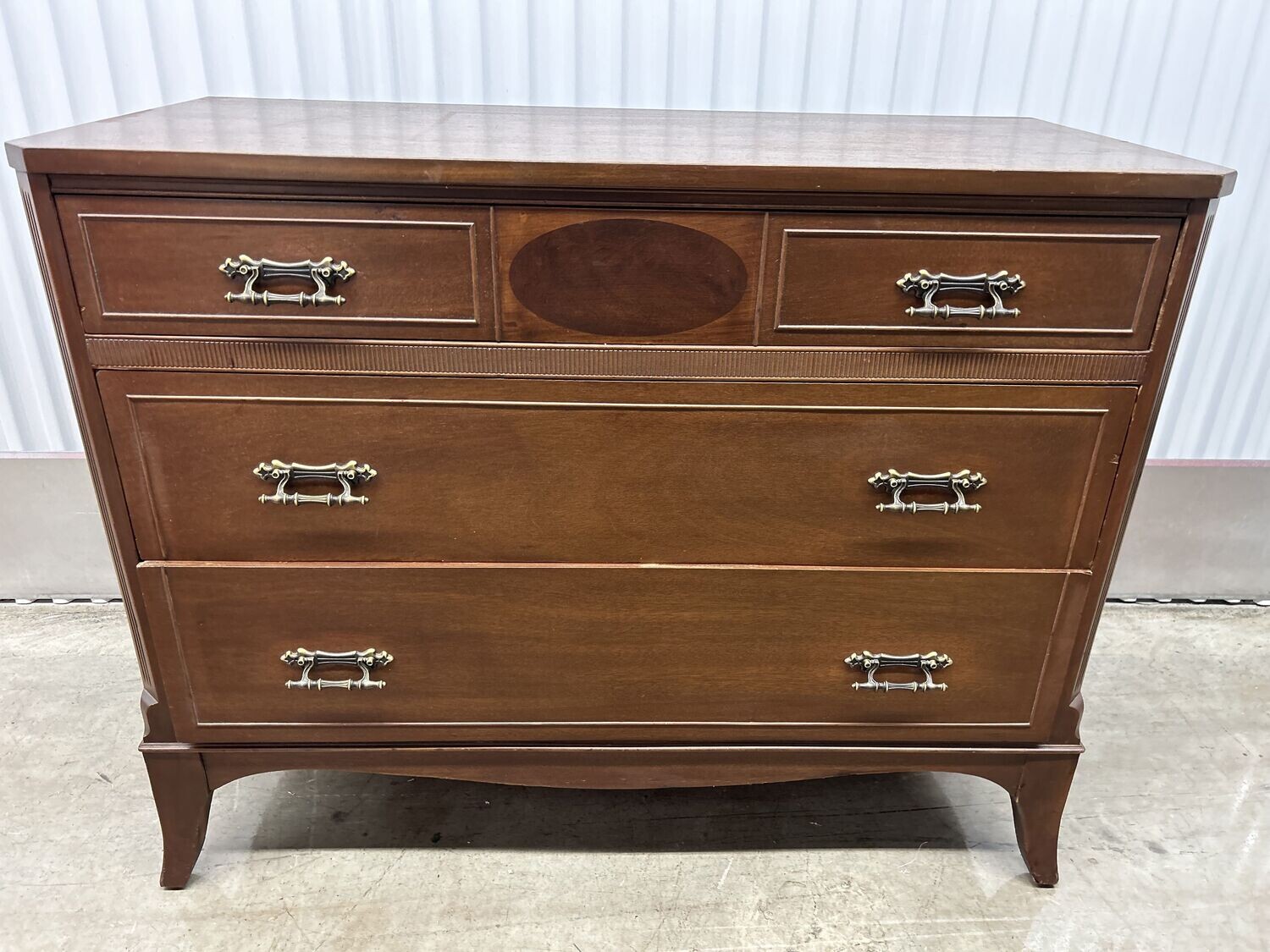 Vintage 3-drawer Mahogany Dresser / Buffet #2103