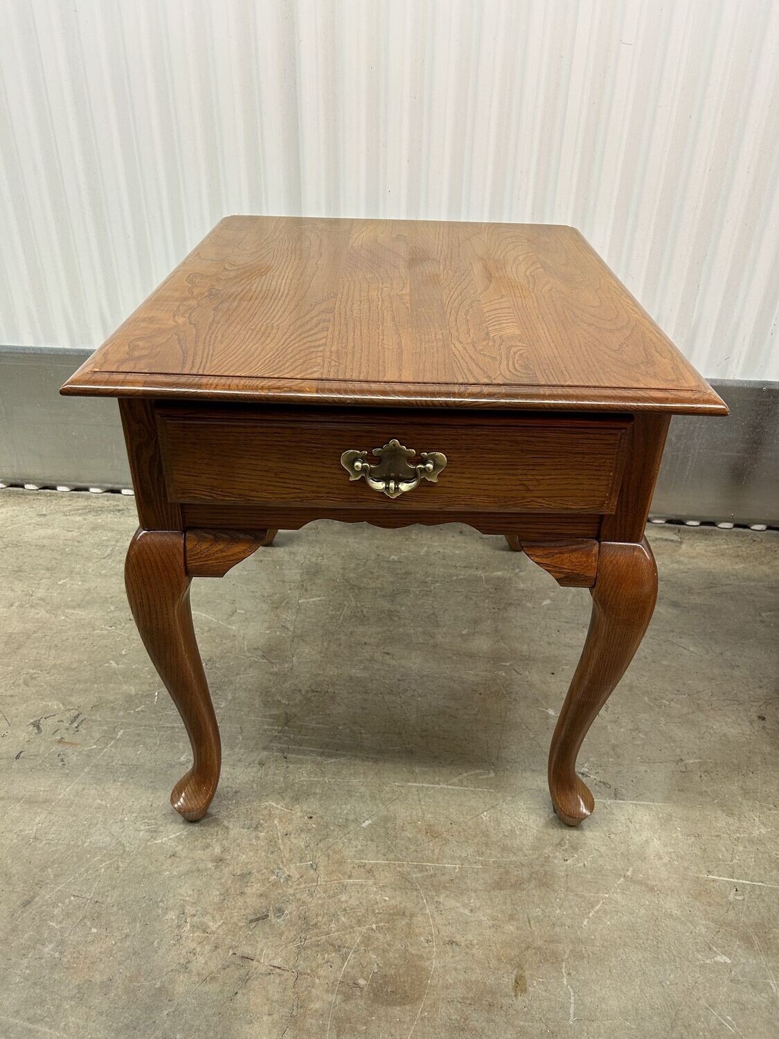 Kincaid Oak Square End Table, with drawer #2123