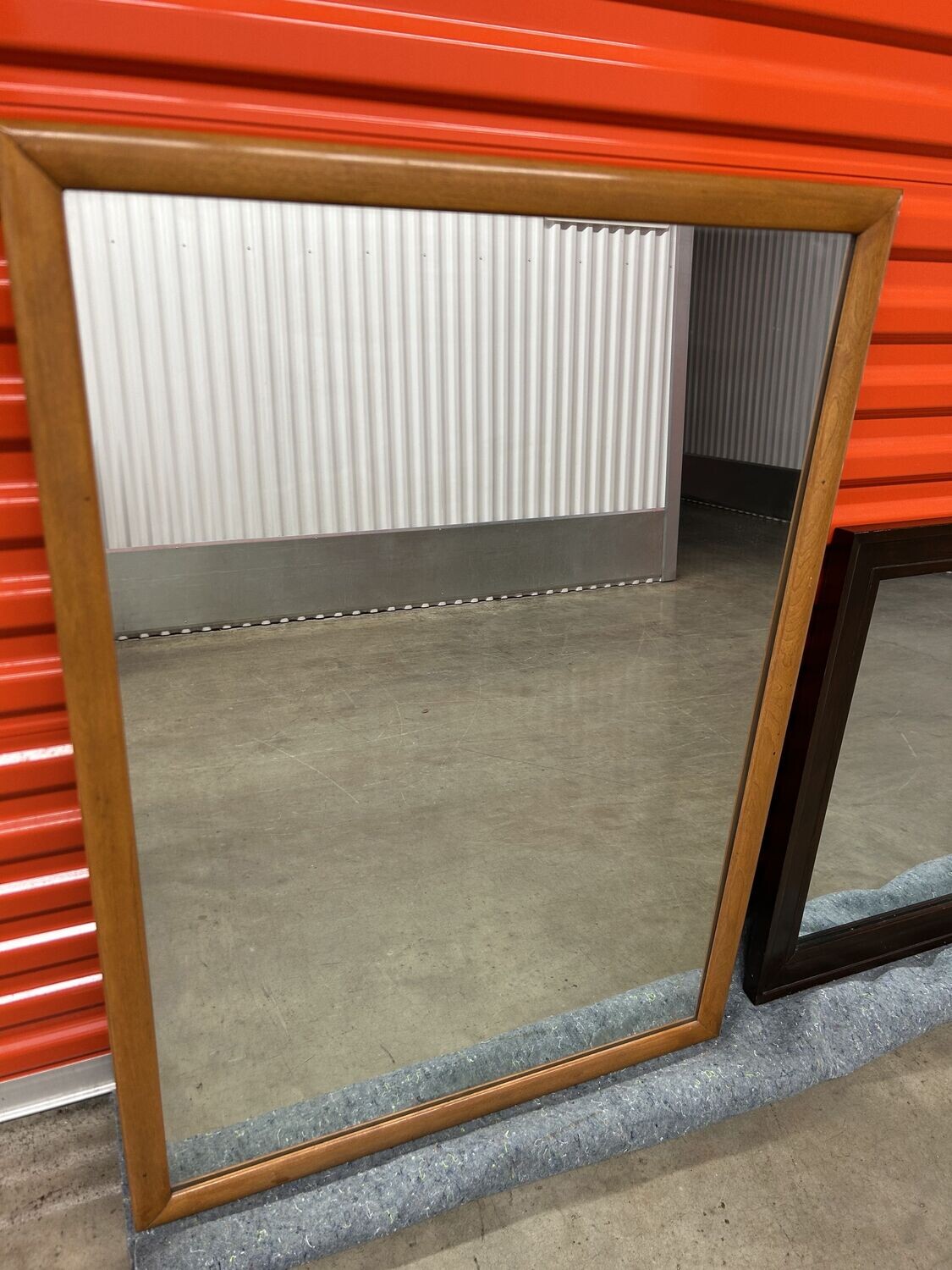 Mirror, 30x42, med. brown frame #2314 ** 6 wks. to sell, full price