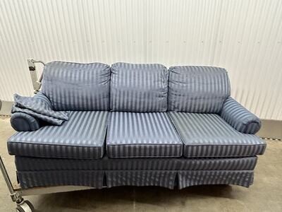 Blue Striped Sofa, Clayton Marcus #2322