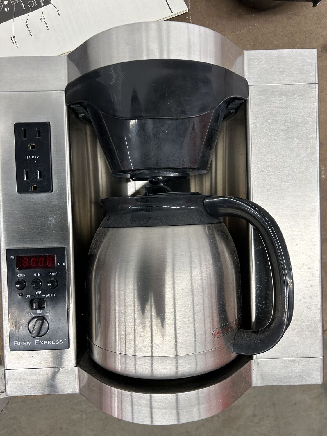 Like new! Builtin Coffee Maker "Brew Express" 2314 ** 3 mos. to sell