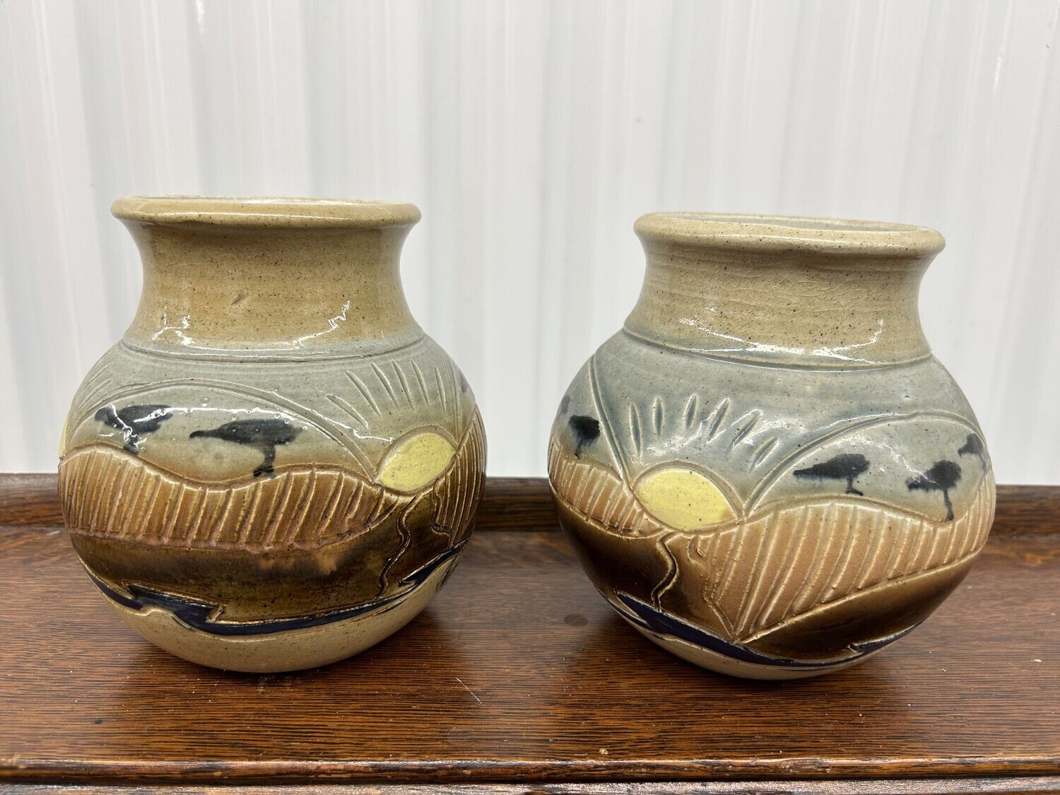 Pair of Keramos Vases, "Curacao" #2314
