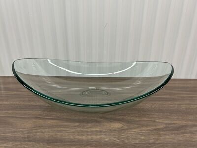 Oval Glass Bowl, use for centerpiece! #2314