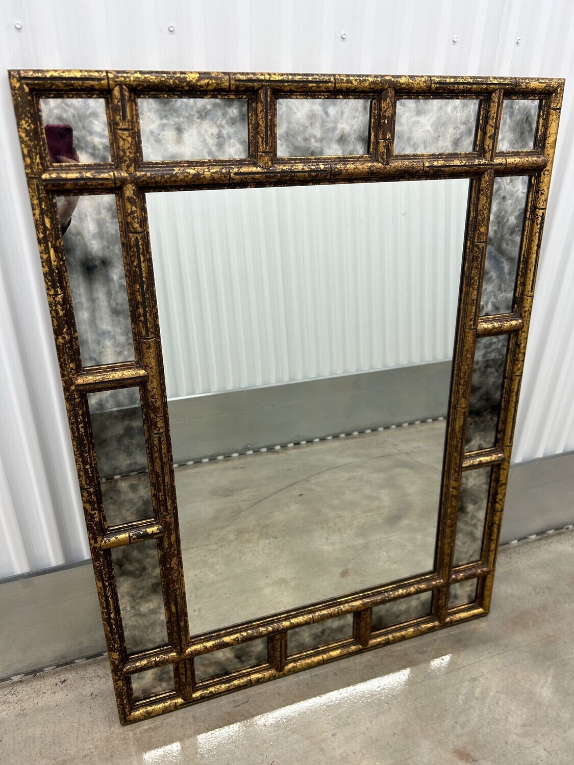 Mirror w/ faux Bamboo frame #2314 ** 1 mo. to sell, 30% off sale $38