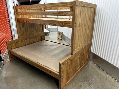 Solid Pine Twin over Full Bunk Beds, This End Up style #2214