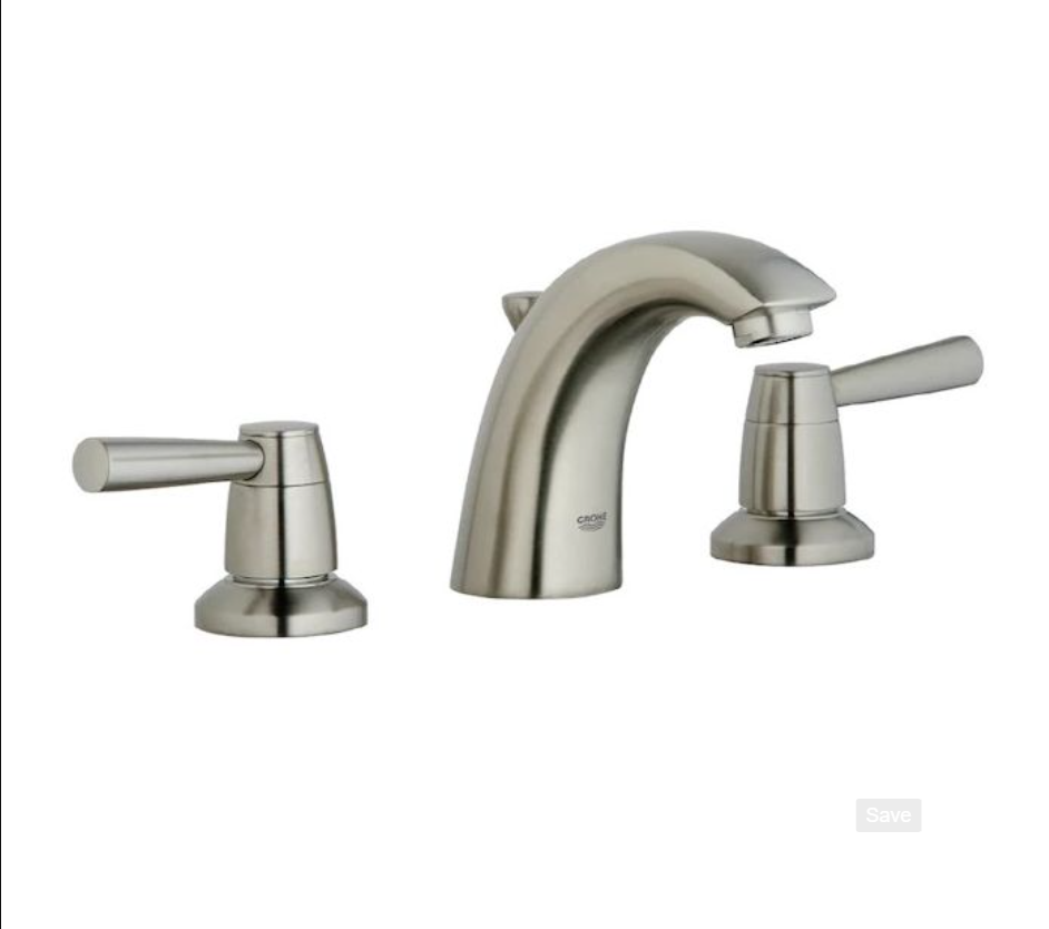 New! Grohe "Arden" 2-handle Bath Faucet, brushed nickel #1149 ** 1 mo. to sell, 30% sale $35
