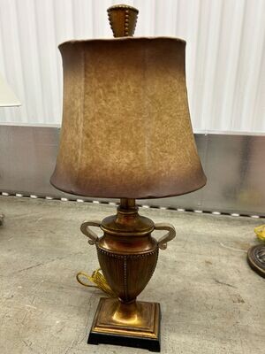 Bronze Table Lamp, studded urn base #2213