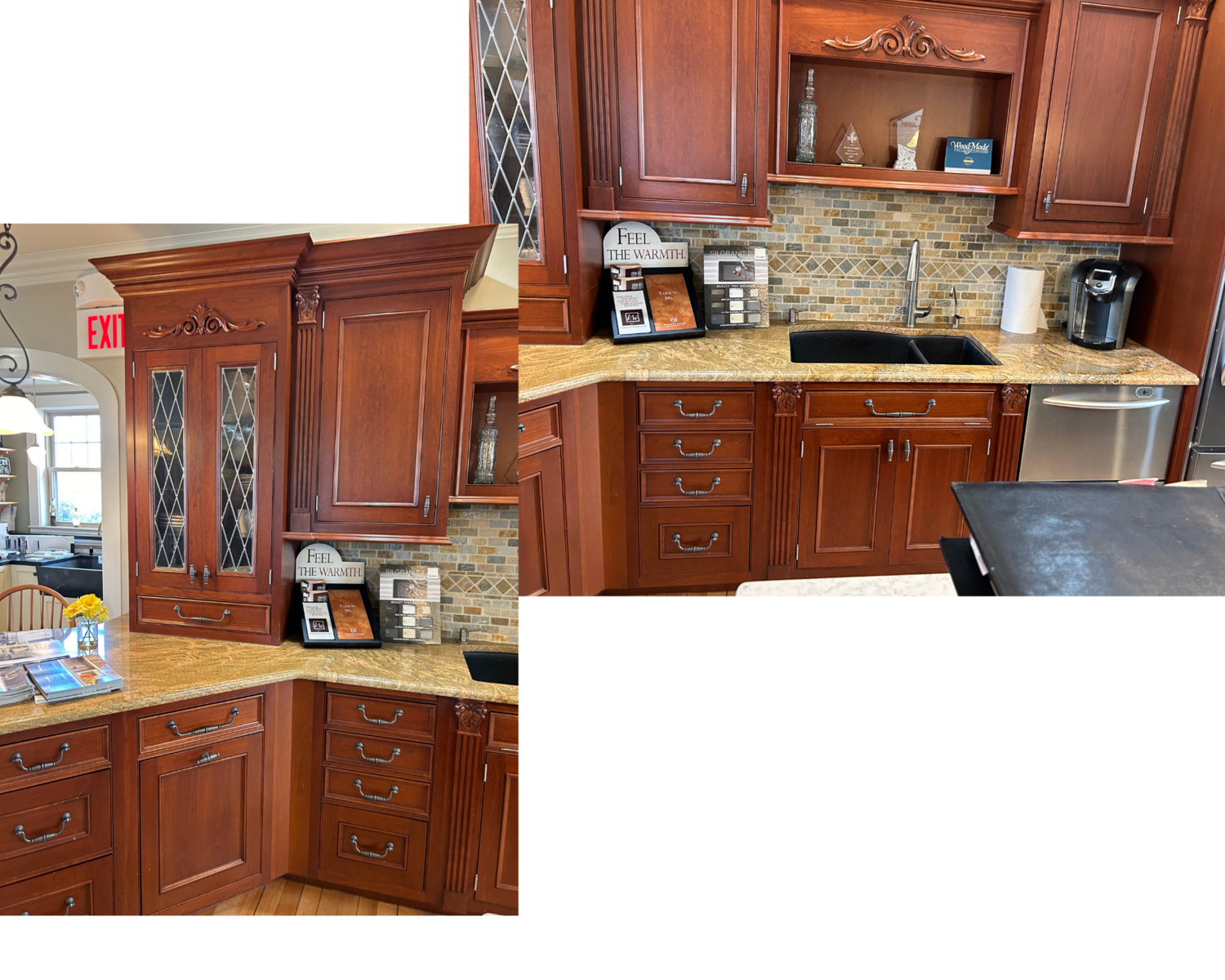 ** Like New! 10-piece Cherry Cabinet Set, with Pantry &amp; Oven Cabinet #1149, 1048, 1267 ** 2ND PAYMENT @PICKUP