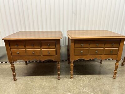 Matching Maple End / Night Tables, 1 deep drawer #2123