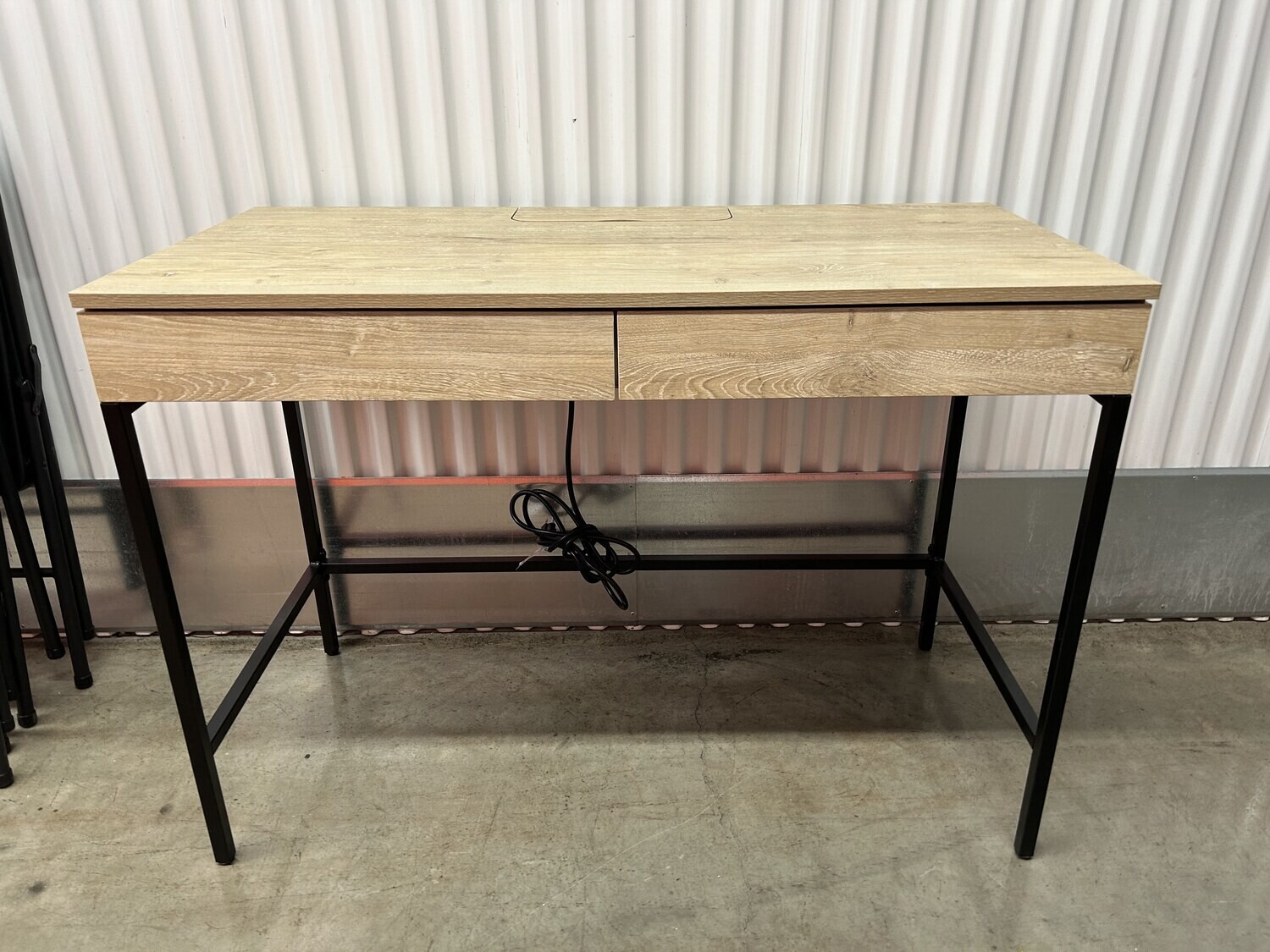 ** Like New! Writing Desk with built in power outlet and USB #2324