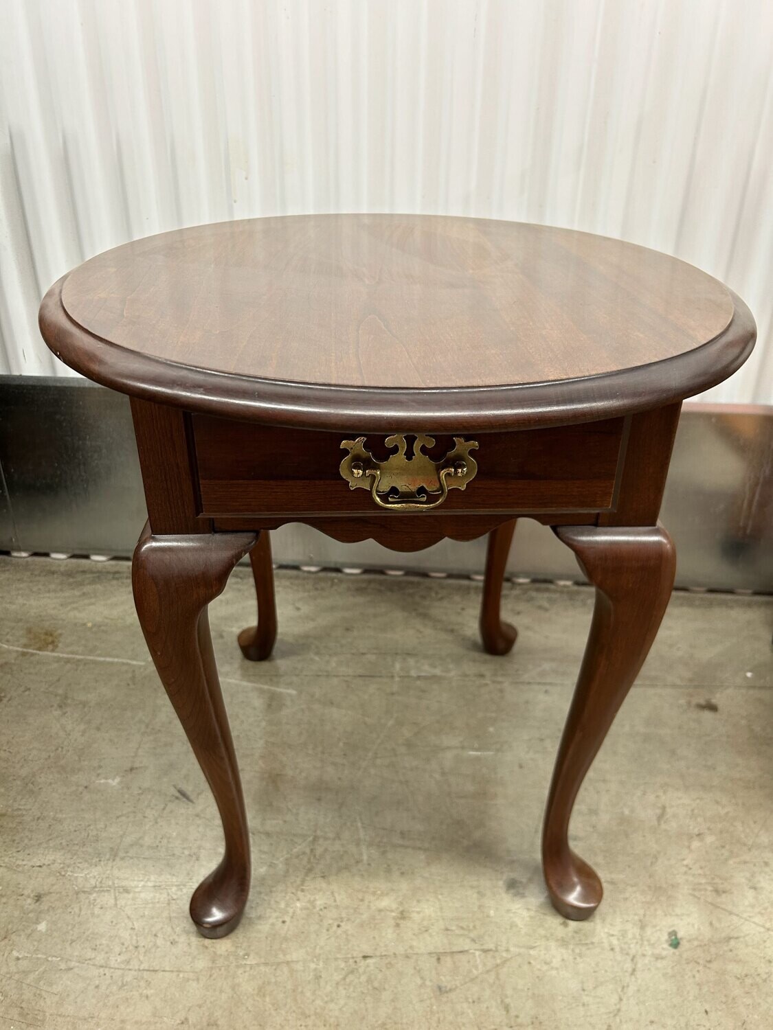 ** PA House Oval Cherry End Table #2214