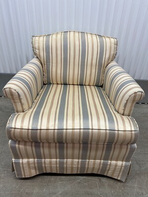 Ethan Allen Striped Arm Chair, nice! #2213