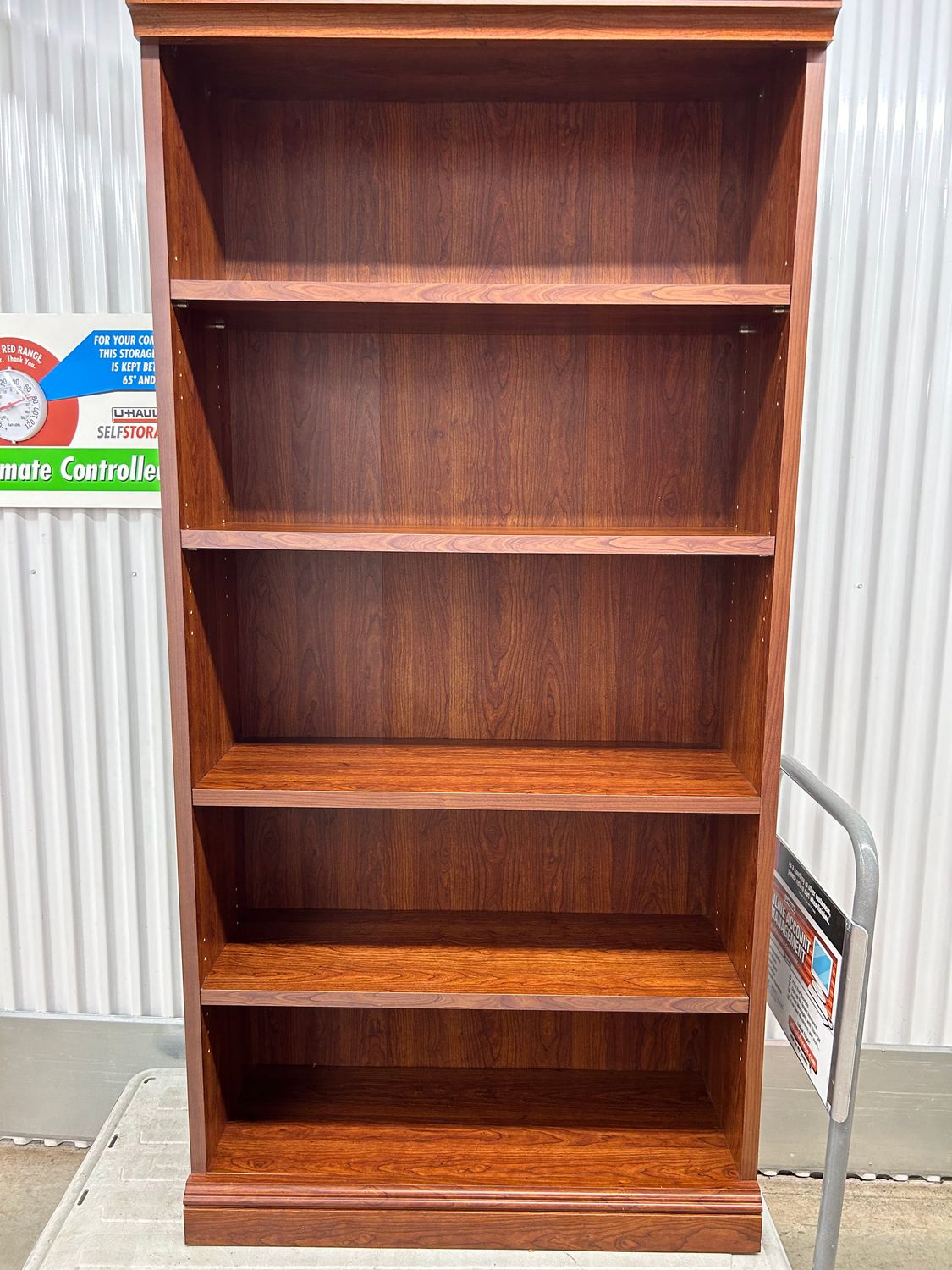 6 ft. Bookcase, cherry finish #2114