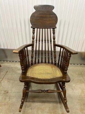Antique Rocking Chair, unique shape #2103