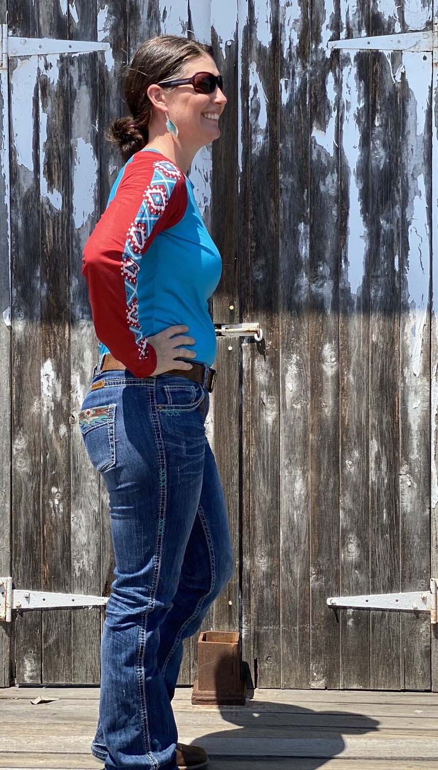 Sleeve - Navajo Blue/Red