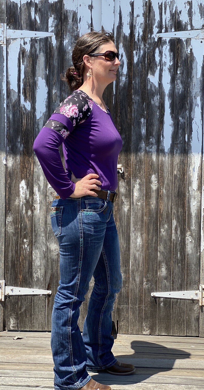 Sleeve - Purple Rose