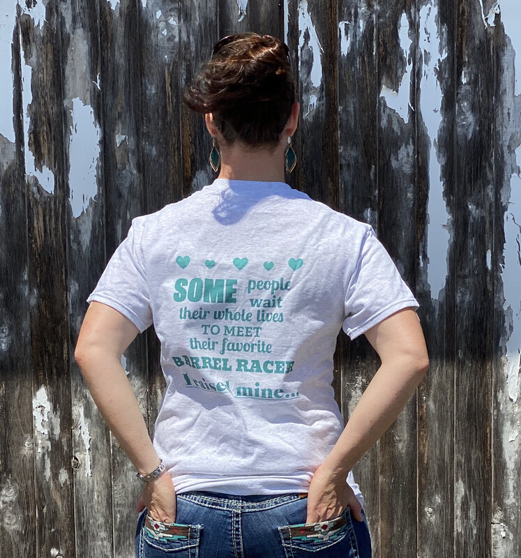 Tee Shirt - Grey Cowgirl Mum