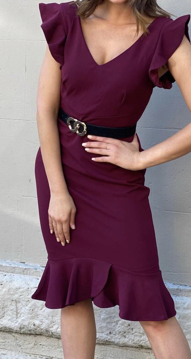Dress - Burgundy Grace