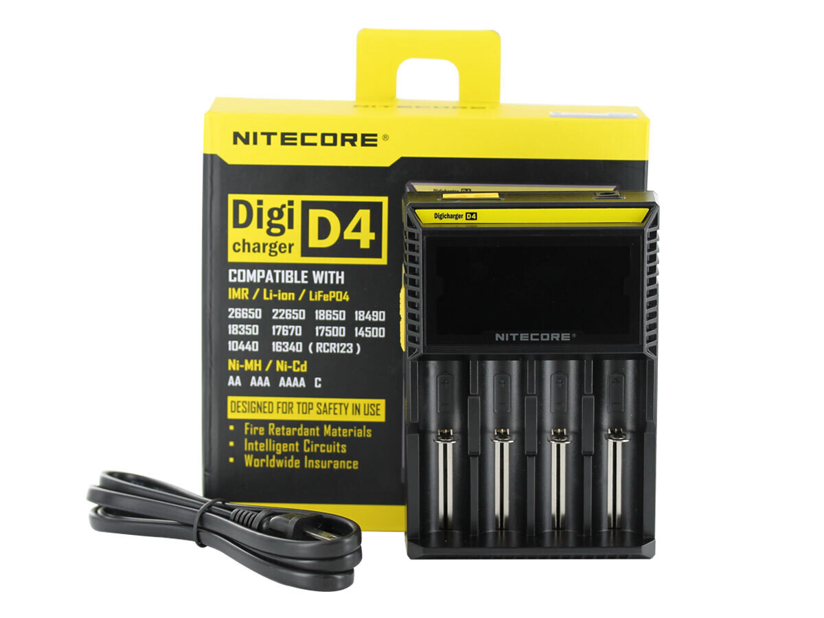 Nitecore Digicharger D4 LCD