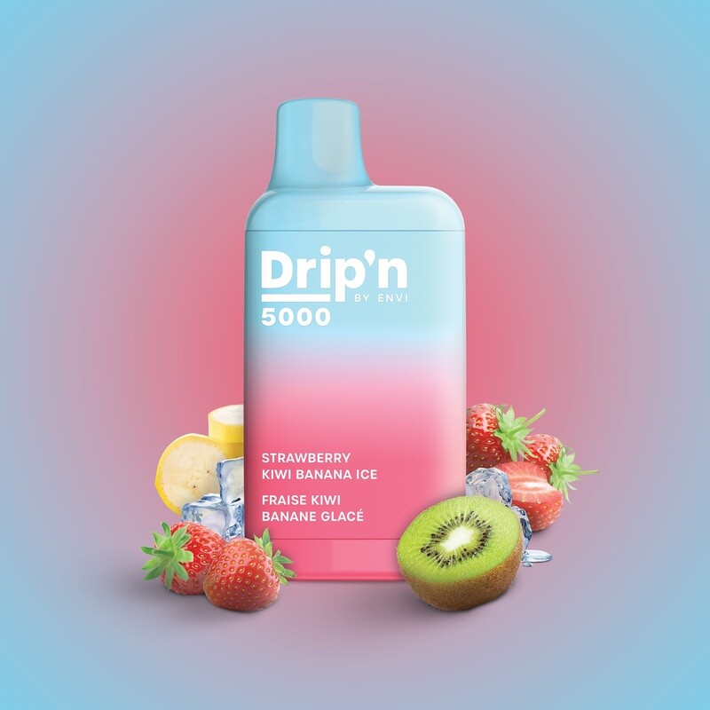 Drip'n 5000 - Strawberry Kiwi Banana Ice