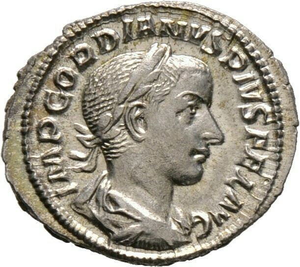 Denar, Gordianus III, Kaiserzeit
