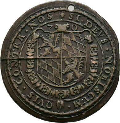 Bronzemedaille 1570, Albrecht V., Bayern