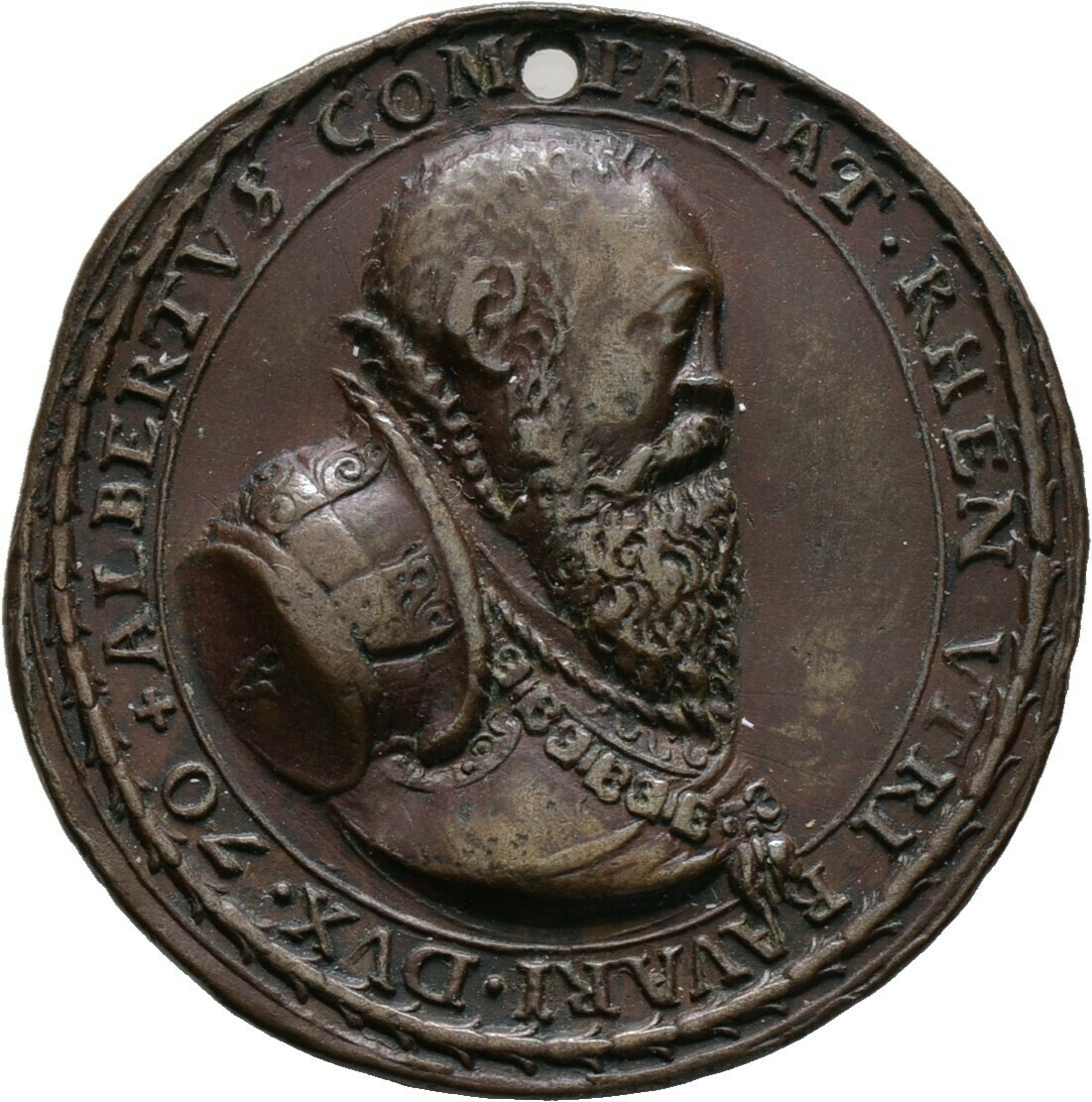 Bronzemedaille 1570, Albrecht V., Bayern