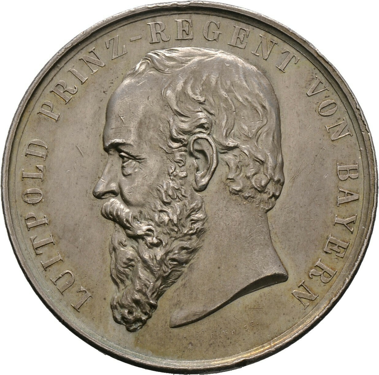 Silberne Prämienmedaille o.J., Luitpold, Bayern