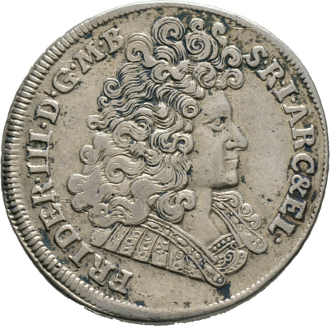 Gulden zu 2/3 Taler 1690, Friedrich III., Brandenburg-Preußen
