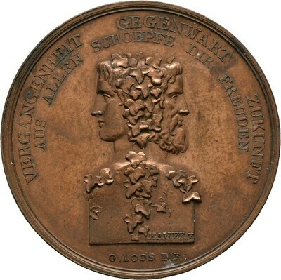 Kupfermedaille o.J. (um 1800), Friedrich Wilhelm III., Brandenburg-Preußen