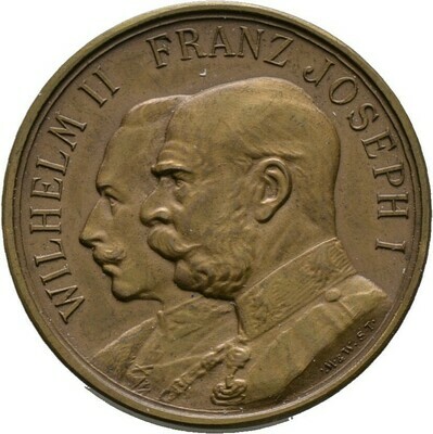 Bronzemedaille 1914, Wilhelm II., Brandenburg-Preußen