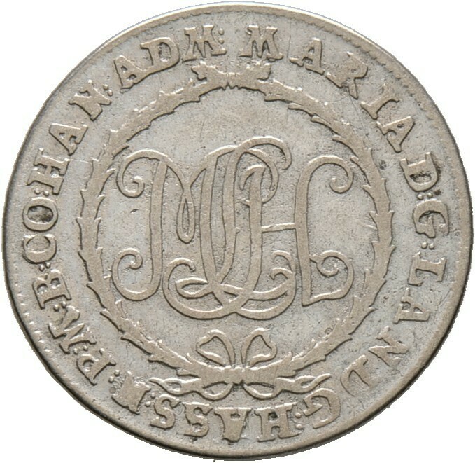 10 Kreuzer 1763, Maria von England, Hanau-Münzenberg
