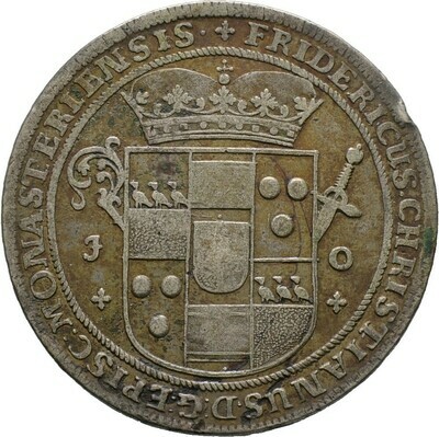 24 Mariengroschen 1694, Friedrich Christian von Plettenberg, Münster, Bistum