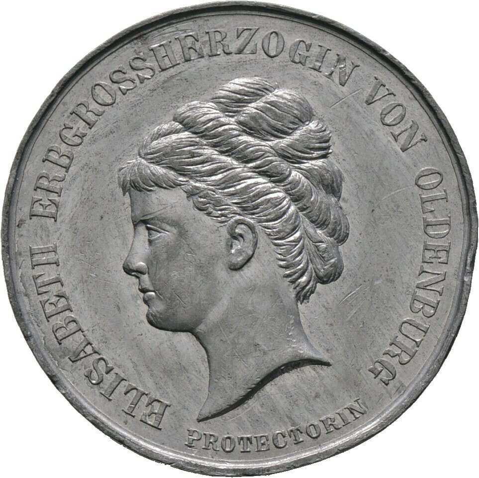 Zinnmedaille 1879, Nicolaus Friedrich Peter, Oldenburg