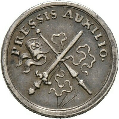 Silberne Miniaturmedaille 1683, Johann Georg III., Sachsen-Albertinische Linie​