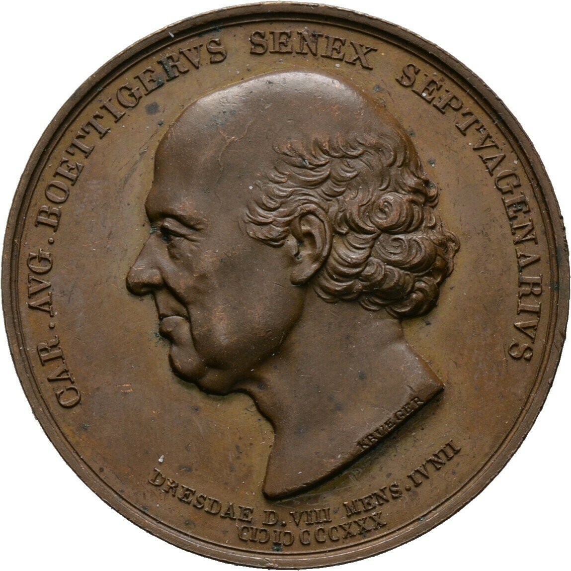Bronzemedaille 1830, Anton, Sachsen-Albertinische Linie