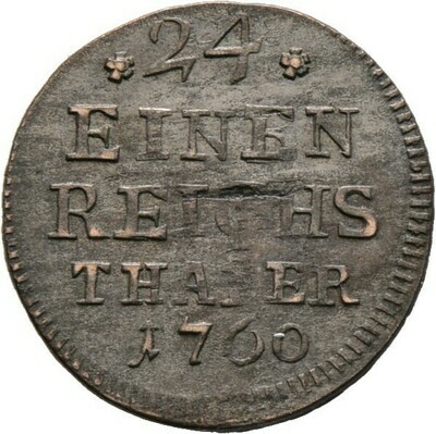 Groschen 1760, Ernst Friedrich Karl, Sachsen-Hildburghausen