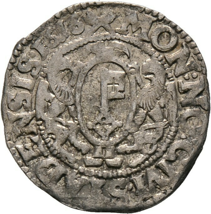 Doppelschilling (1/16 Taler) 1616, Stade, Stadt