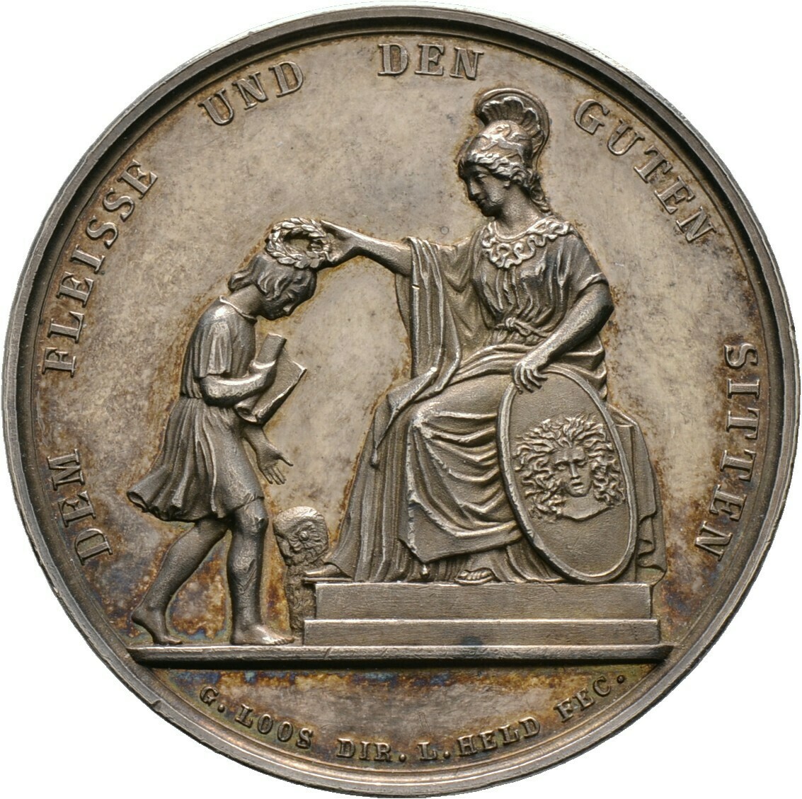 Silberne Prämienmedaille 1811, Stralsund, Stadt