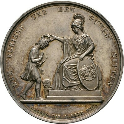 Silberne Prämienmedaille 1811, Stralsund, Stadt