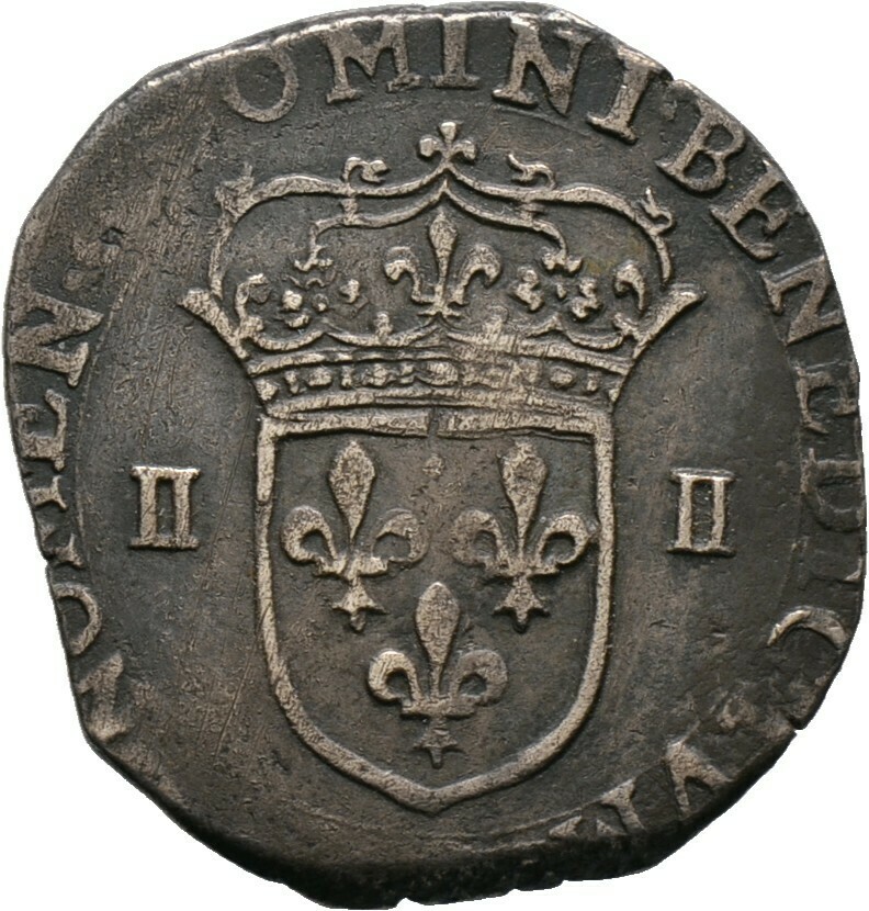 Douzain 15861/4 Ecu 1601(?), Henri IV., Frankreich