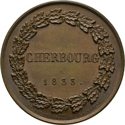 Bronzemedaille 1833 von Montagny, Louis Philippe, Frankreich