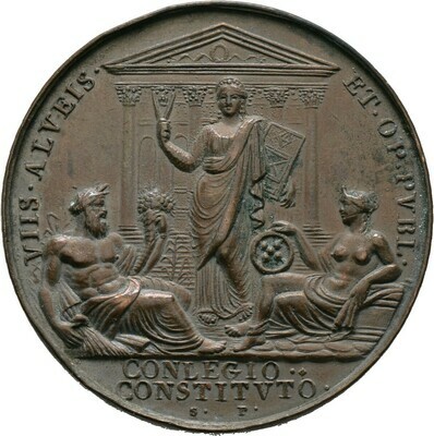 Bronzemedaille AN XX (1819/20), Pius VII., Italien-Kirchenstaat (Vatikan)